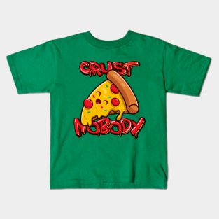 Crust Nobody Puns, Funny Kids T-Shirt